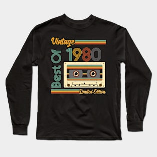 Vintage Best Of 1980 Limited Edition Long Sleeve T-Shirt